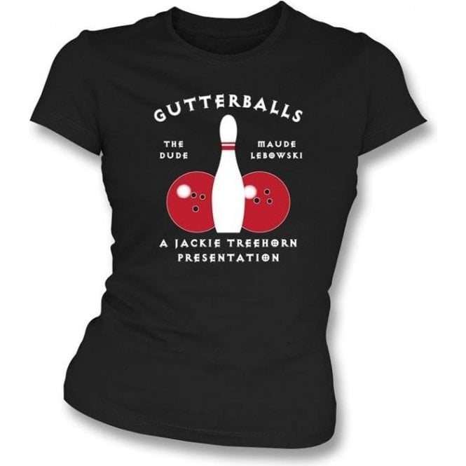 The Big Lebowski Gutterballs Women's Slimfit T-shirt