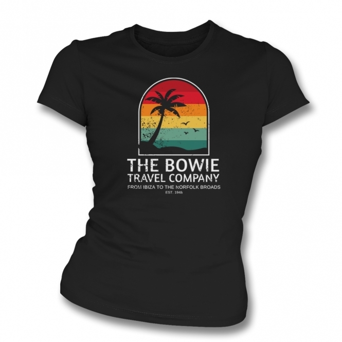 The Bowie Travel Company Organic Womens Slim Fit T-Shirt
