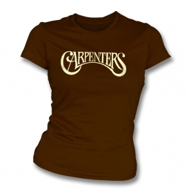 The Carpenters Logo Organic Womens Slim Fit T-Shirt