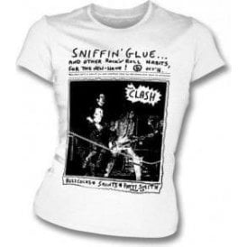 The Clash - Sniffin Glue Womens Slim Fit T-Shirt