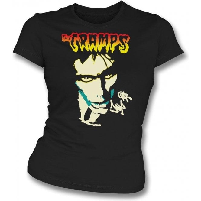 The Cramps Lux Interior Face Womens Slim Fit T-Shirt