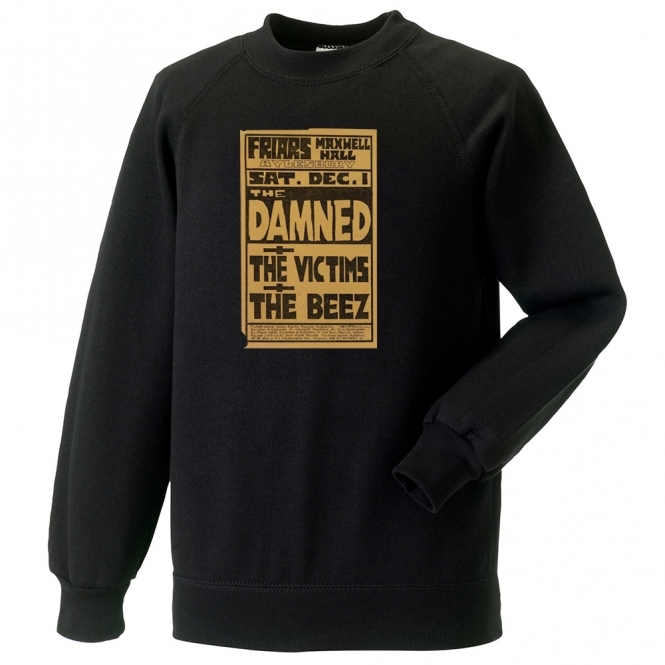 The Damned 1979 Gig Poster Sweatshirt