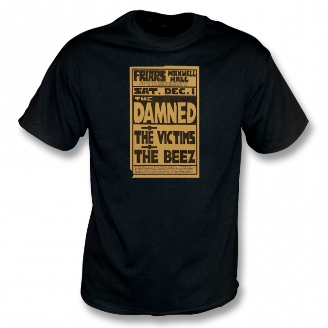The Damned 1979 Gig Poster T-Shirt