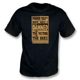 The Damned 1979 Gig Poster T-Shirt