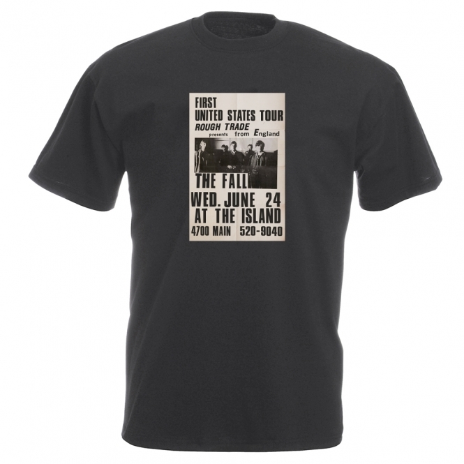 The Fall First US Tour Gig Poster Vintage Wash T-Shirt