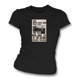 The Fall First US Tour Gig Poster Womens Slim Fit T-Shirt