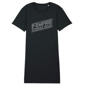 The Fempire Strikes Back Womens Organic T-Shirt Dress