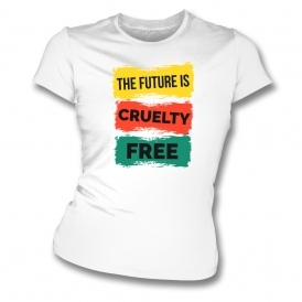 The Future Is Cruelty Free Womens Slim Fit T-Shirt