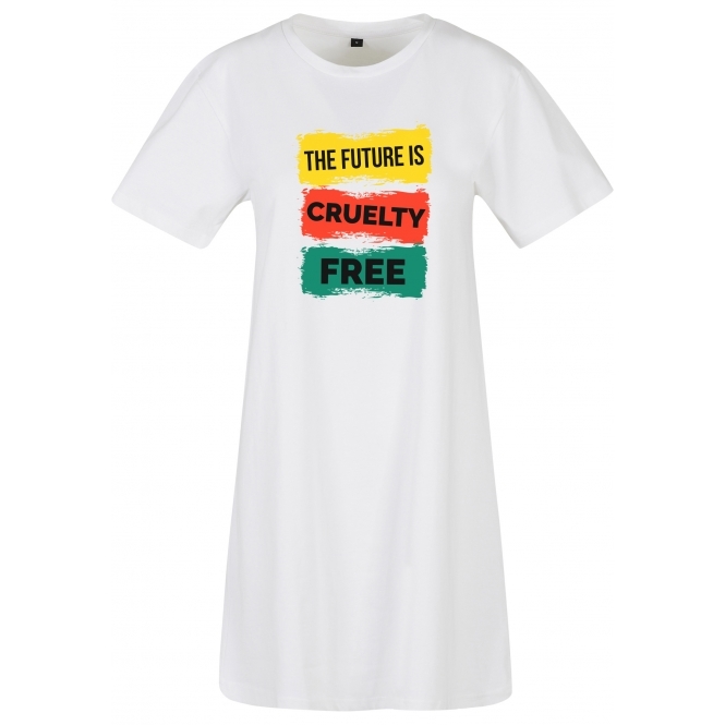 The Future Is Cruelty Free Womens T-Shirt Dress