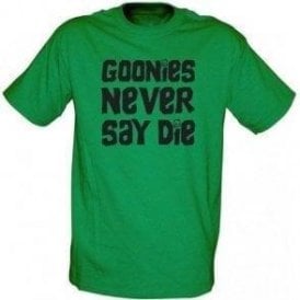 The Goonies 'Never Say Die' Movie Slogan T-Shirt