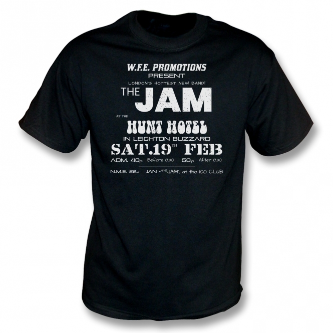 The Jam 1977 Gig Poster T-Shirt