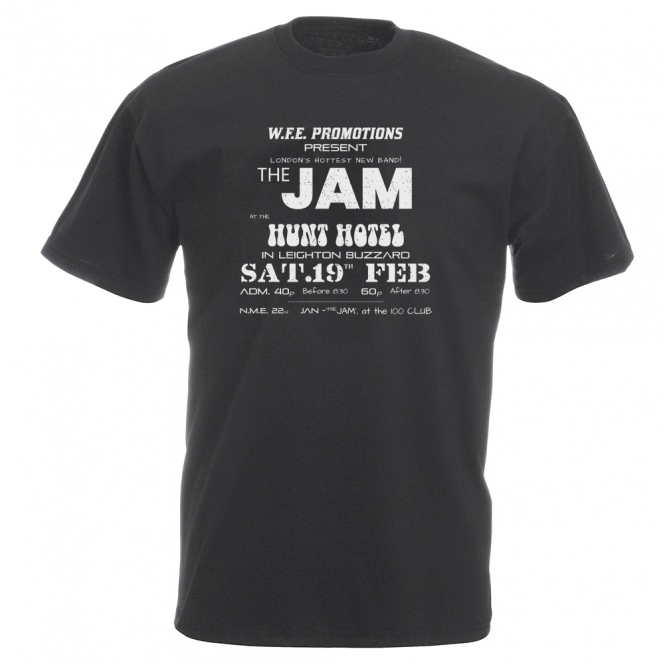 The Jam 1977 Gig Poster Vintage Wash T-Shirt
