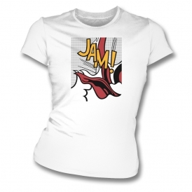 The Jam Pop Art Womens Slim Fit T-Shirt
