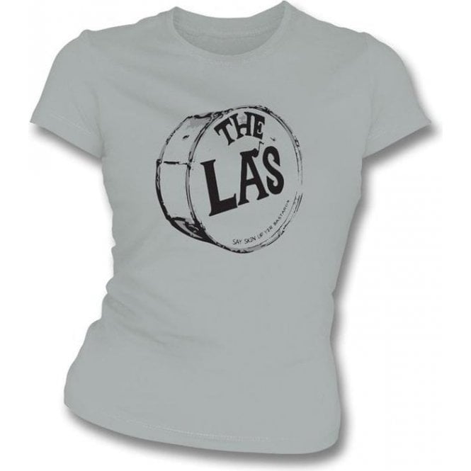 The La's Drum Grey Womens Slim Fit T-Shirt
