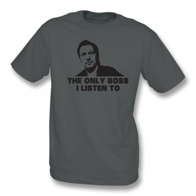 The Only Boss I Listen To (Inspired By Springsteen) Organic T-Shirt