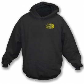 The Rave Face Embroidered Left Breast Logo Hooded Sweatshirt