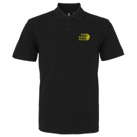 The Rave Face Embroidered Left Breast Logo Polo Shirt