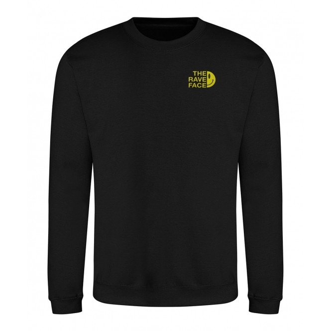 The Rave Face Embroidered Left Breast Logo Sweatshirt