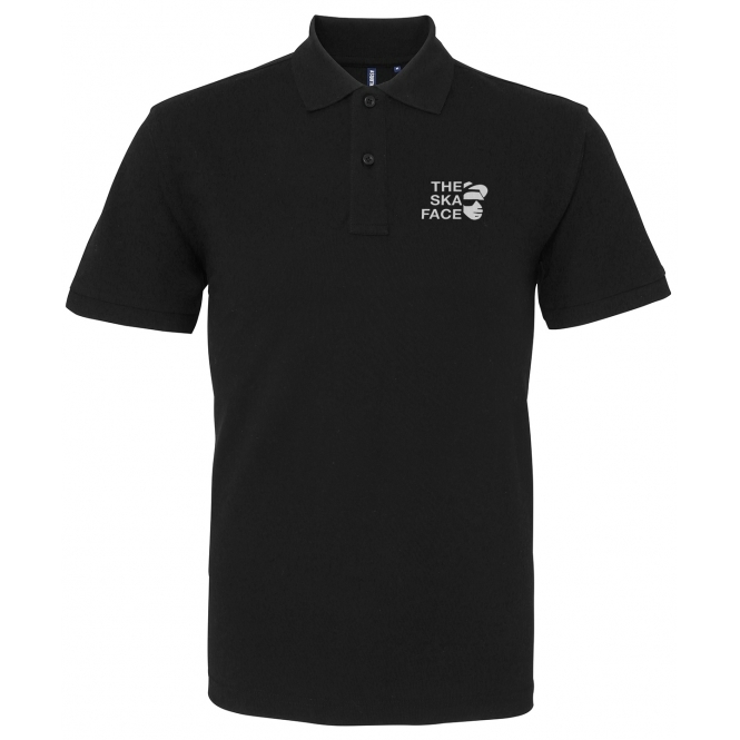 The Ska Face Embroidered Left Breast Logo Polo Shirt