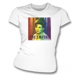The Smiths - Shakespeare's Sister (Rainbow Print) Womens Slim Fit T-Shirt