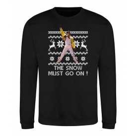 The Snow Must Go On (Freddie Mercury - Queen Influenced) Kids Christmas Jumper