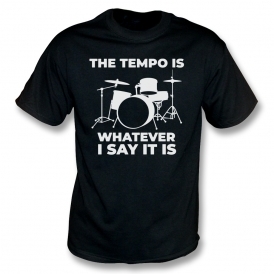 The Tempo Is Whatever I Say It Is (As Worn By Taylor Hawkins, Foo Fighters) Organic T-Shirt