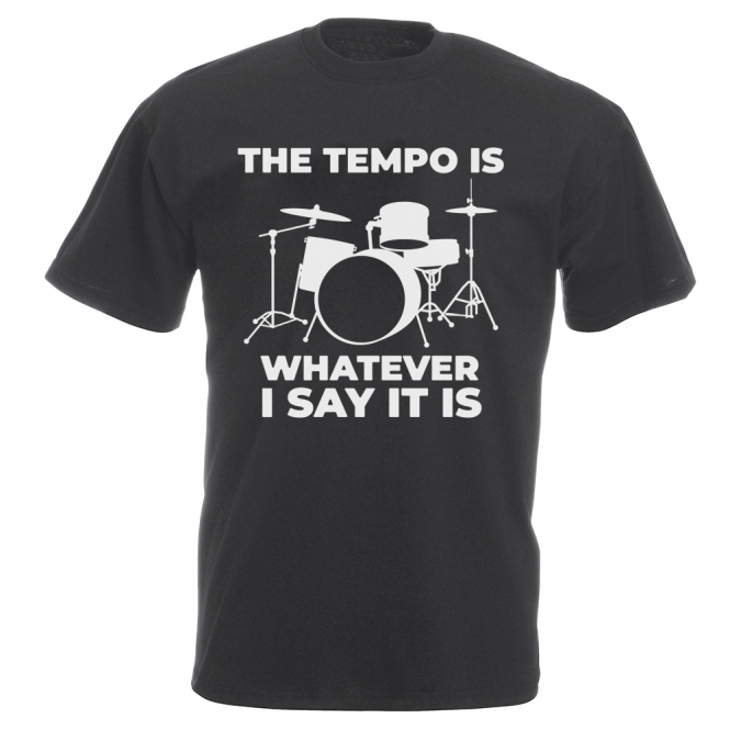 The Tempo Is Whatever I Say It Is (As Worn By Taylor Hawkins, Foo Fighters) Vintage Wash T-Shirt