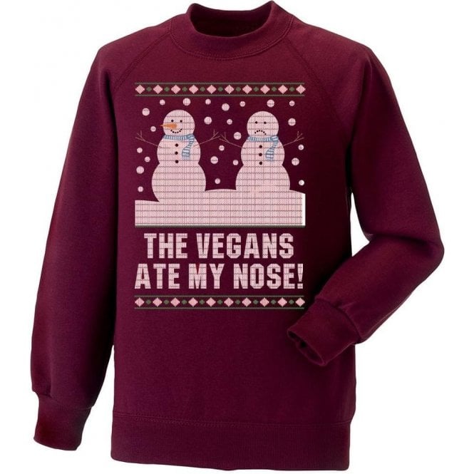 The Vegans Ate My Nose! Christmas Jumper