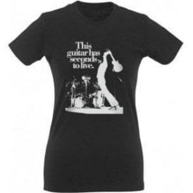 This Guitar Has Seconds To Live Womens Slim Fit T-Shirt
