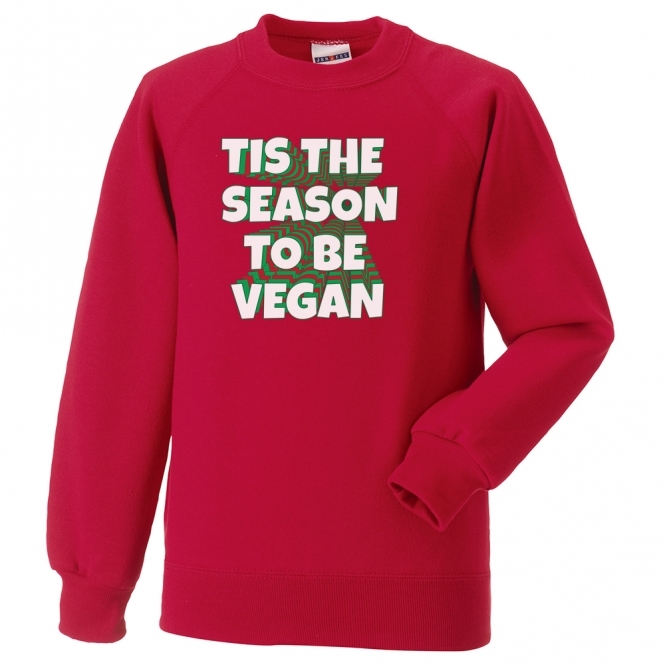 Tis The Season To Be Vegan Christmas Jumper