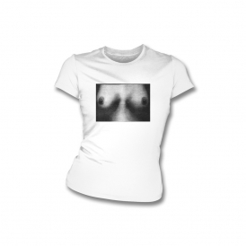 Tits original punk design (As Worn By Steve Jones, Sex Pistols) Womens Organic Slim Fit T-Shirt