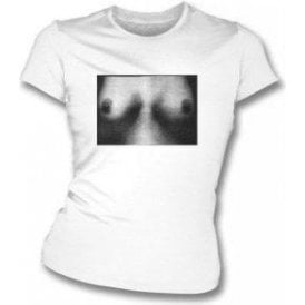 Tits original punk design (As Worn By Steve Jones, Sex Pistols) Womens Slim Fit T-Shirt