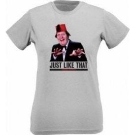 Tommy Cooper "Just Like That" Womens Slim Fit T-Shirt