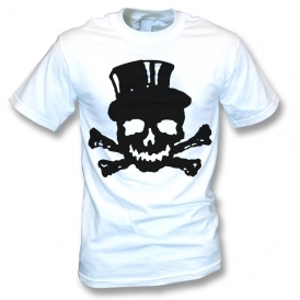 Top Hat Skull (As Worn By James Hetfield, Metallica) Organic T-Shirt
