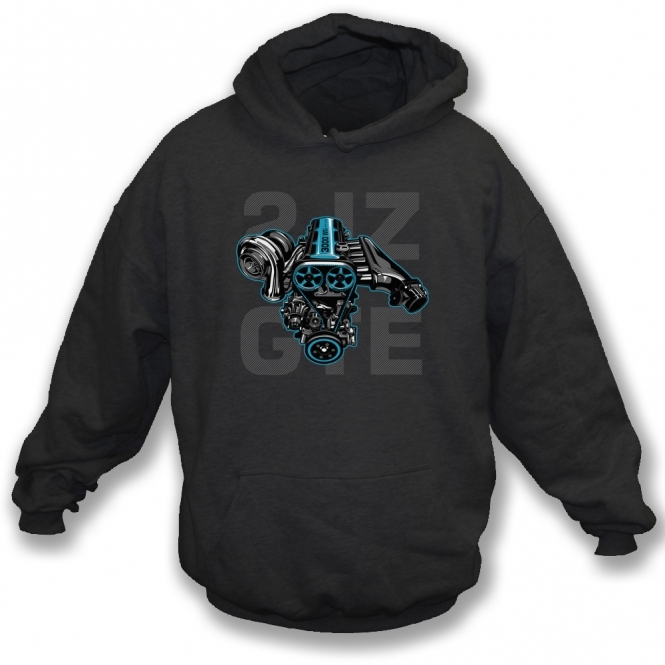 Toyota 2JZ GTE Engine Kids Hooded Sweatshirt