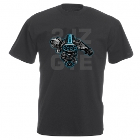 Toyota 2JZ GTE Engine Vintage Wash T-Shirt