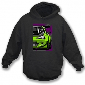 Toyota GT86 (Aero Kit Version - Green Car) Hooded Sweatshirt