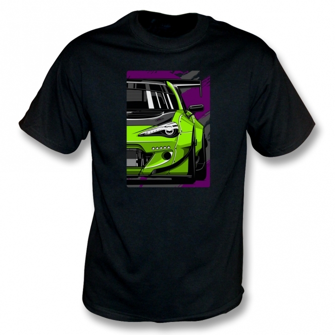 Toyota GT86 (Aero Kit Version - Green Car) Kids T-Shirt
