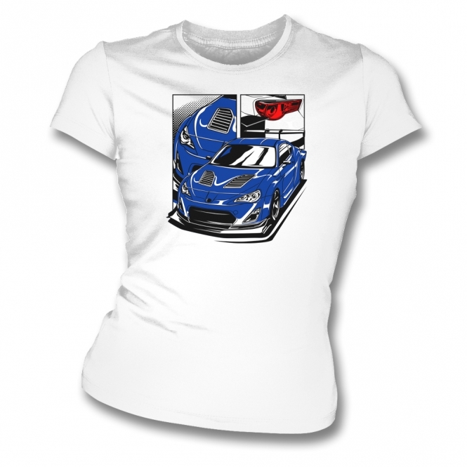 Toyota GT86 (Comic Style) Womens Slim Fit T-Shirt