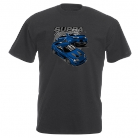 Toyota Supra (Blue Car) Vintage Wash T-Shirt