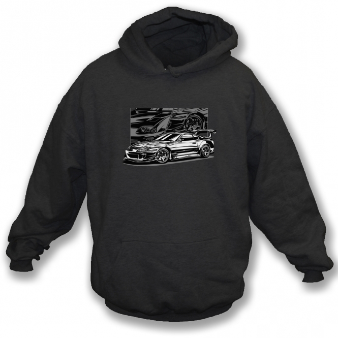 Toyota Supra (Comic Style) Kids Hooded Sweatshirt