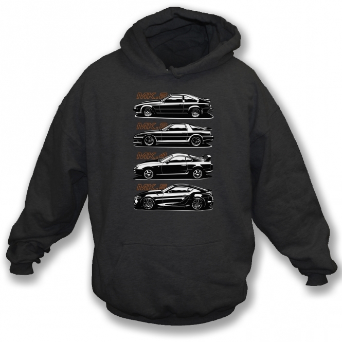 Toyota Supra Generations Hooded Sweatshirt