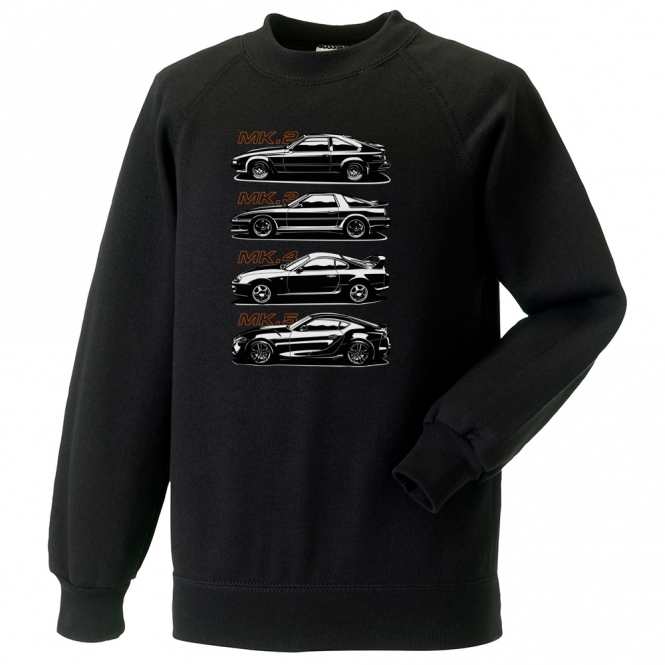 Toyota Supra Generations Sweatshirt