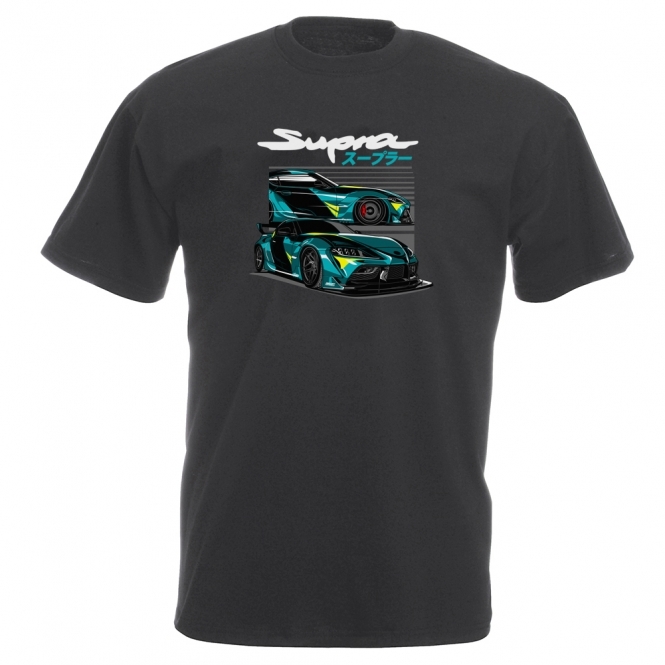 Toyota Supra (Green Car) Vintage Wash T-Shirt