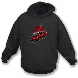 Toyota Supra (Japan Map) Kids Hooded Sweatshirt