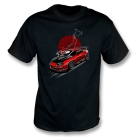 Toyota Supra (Japan Map) Kids T-Shirt