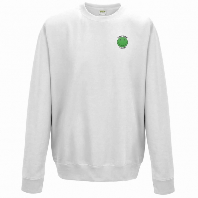 Trip With Aciiid Embroidered Left Breast Logo Sweatshirt