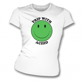 Trip With Aciiid Womens Slim Fit T-Shirt