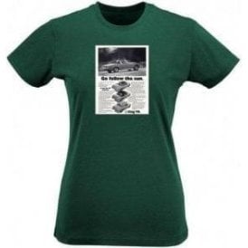 Triumph Stag V8 Ad Womens Slim Fit T-Shirt