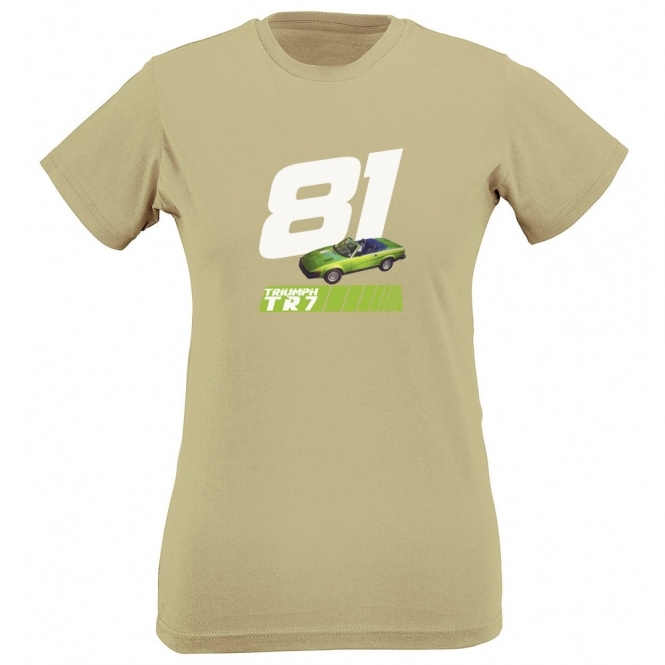Triumph TR7 1981 Womens Slim Fit T-Shirt